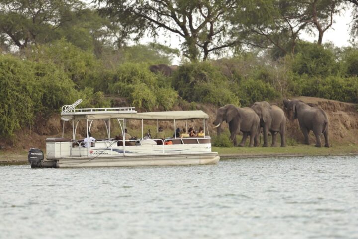 Queen Elizabeth Safari boat cruise on Kazinga Channel